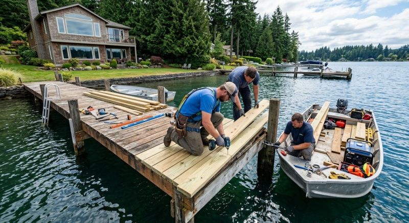Boat Dock Maintenance in Roswell, GA