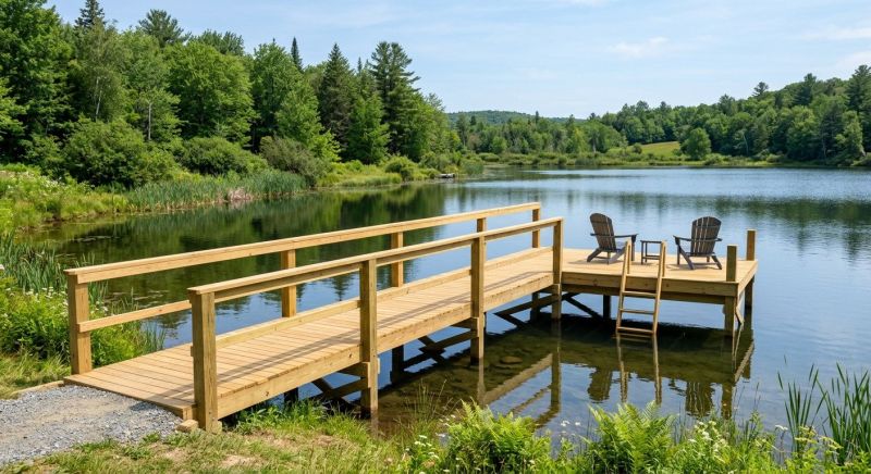 Pond Dock Construction in Denver County, CO