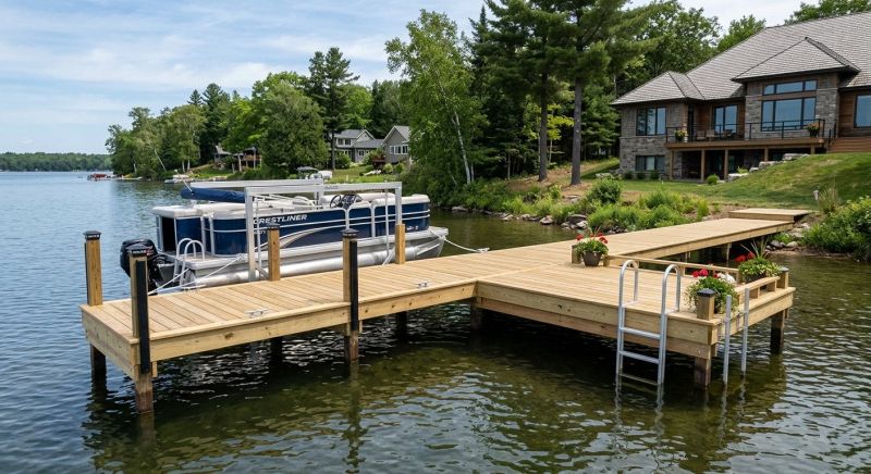Pond Dock Installation in Denver, CO